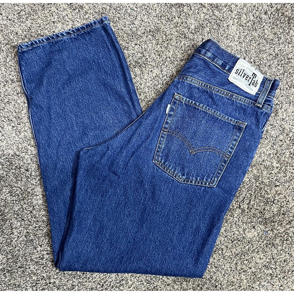 Levi's SilverTab 94 Baggy Jeans Mens‎ 31x29 Blue Relaxed Straight Denim